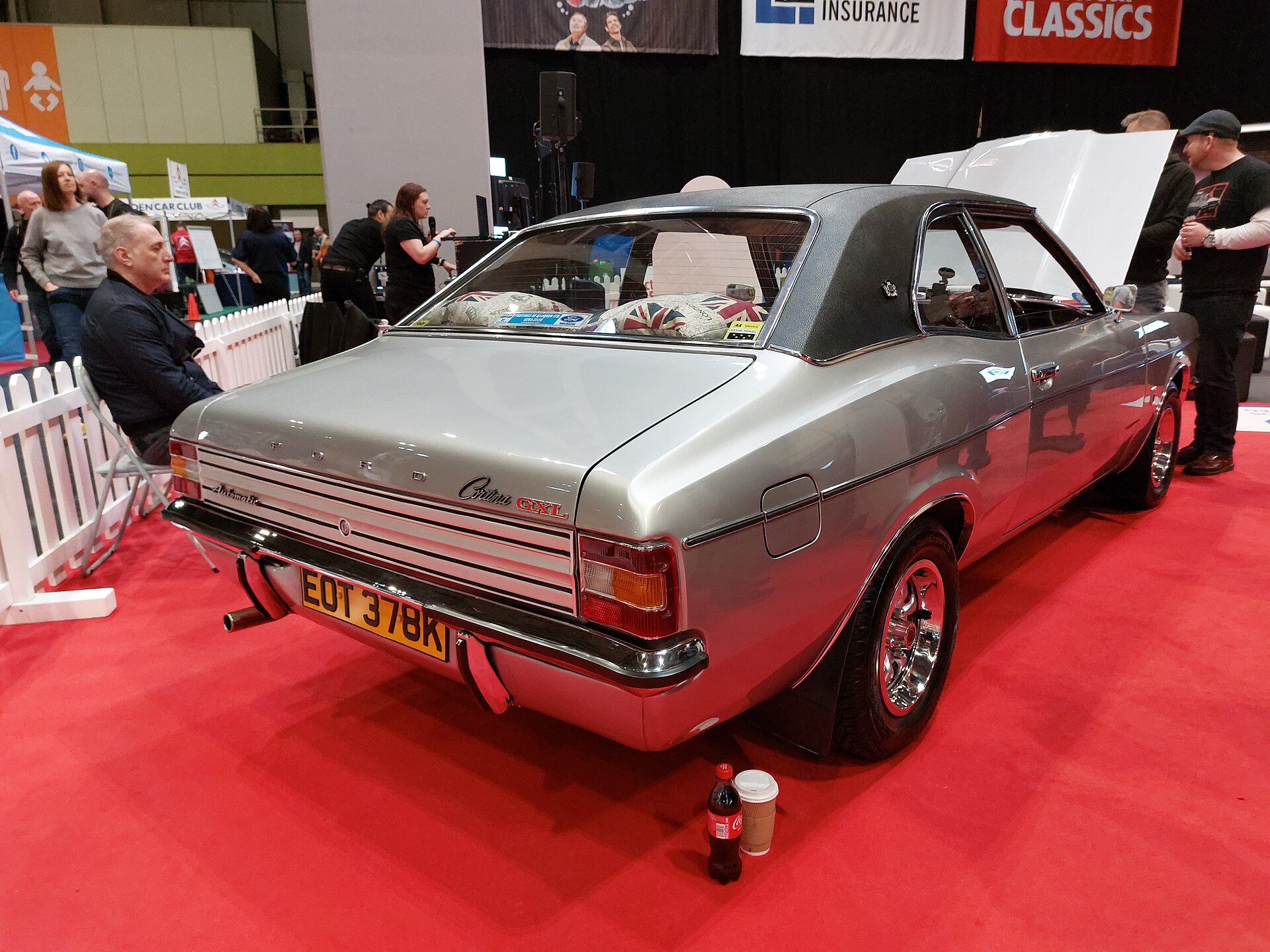 1972 Ford Cortina Mk3 2000 GXL Automatic in metallic green showing the pre-facelift GXL trim spec