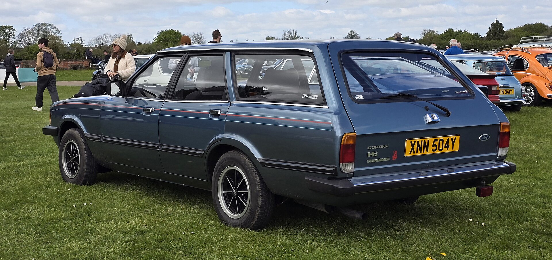 1983 Ford Cortina Mk5 Crusader 1.6 Estate showing the special-edition estate variant with Crusader graphics