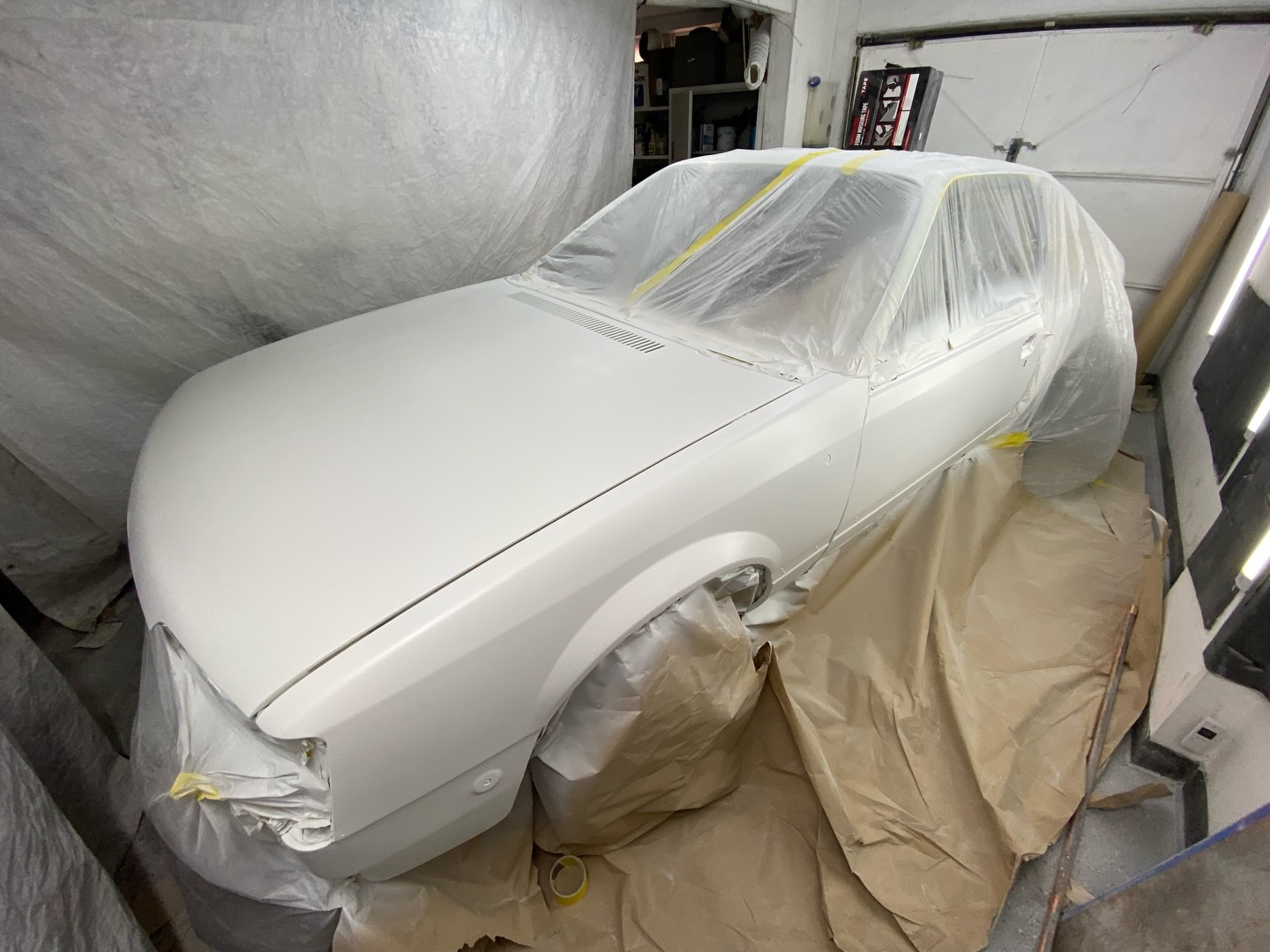 Capri in primer ready for respray