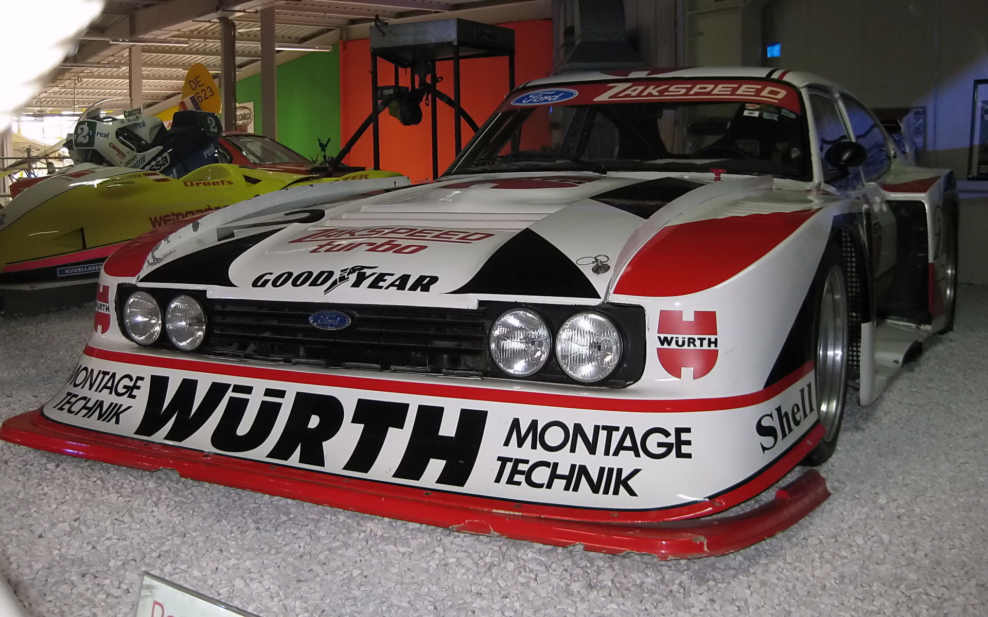 Ford Capri Zakspeed Group 5 Turbo in Würth livery — the works racer whose wide-arch looks inspired the road-going Werksturbo special edition